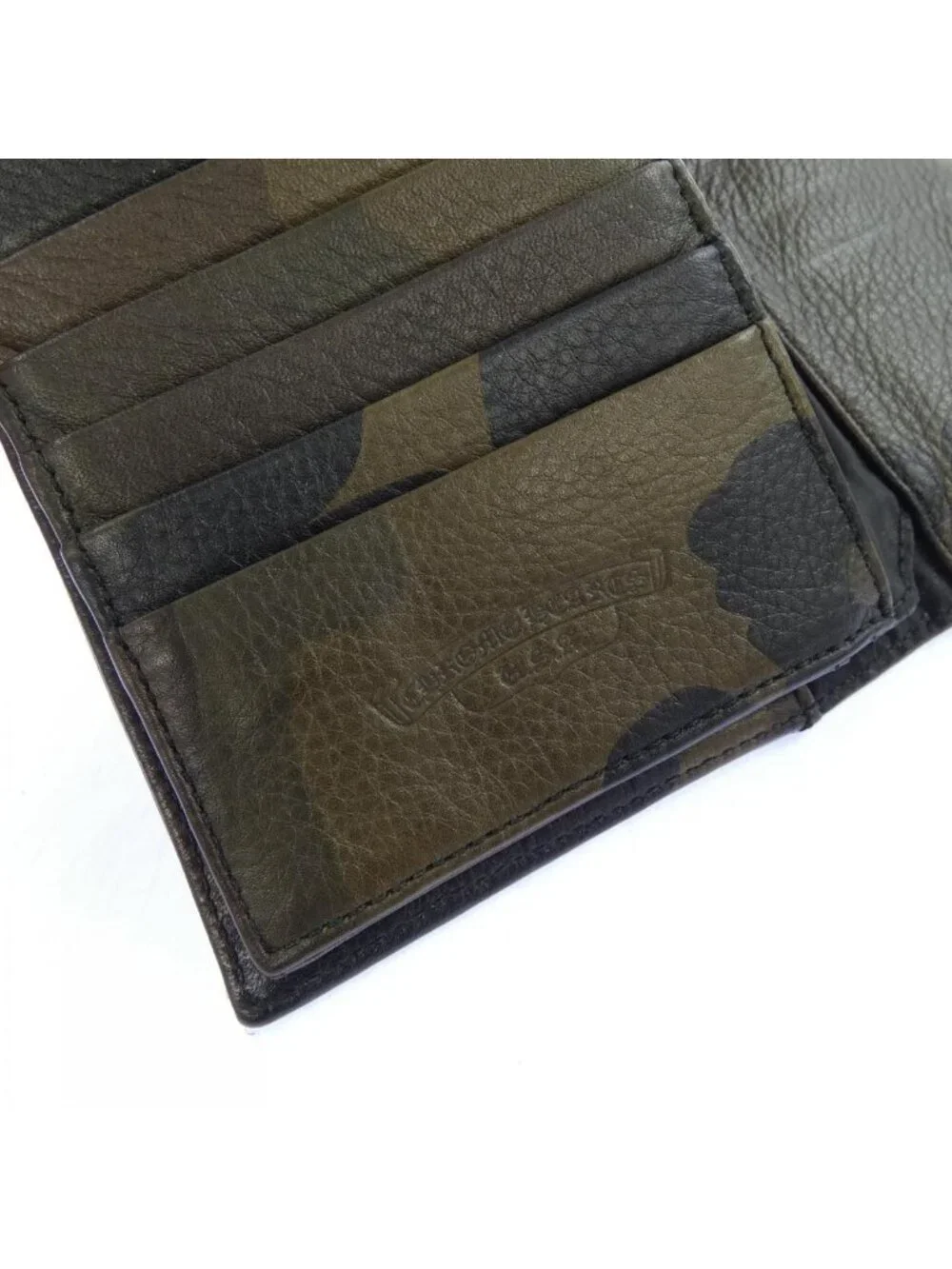 Chrome Hearts Wave Cross Btn Camo Wallet